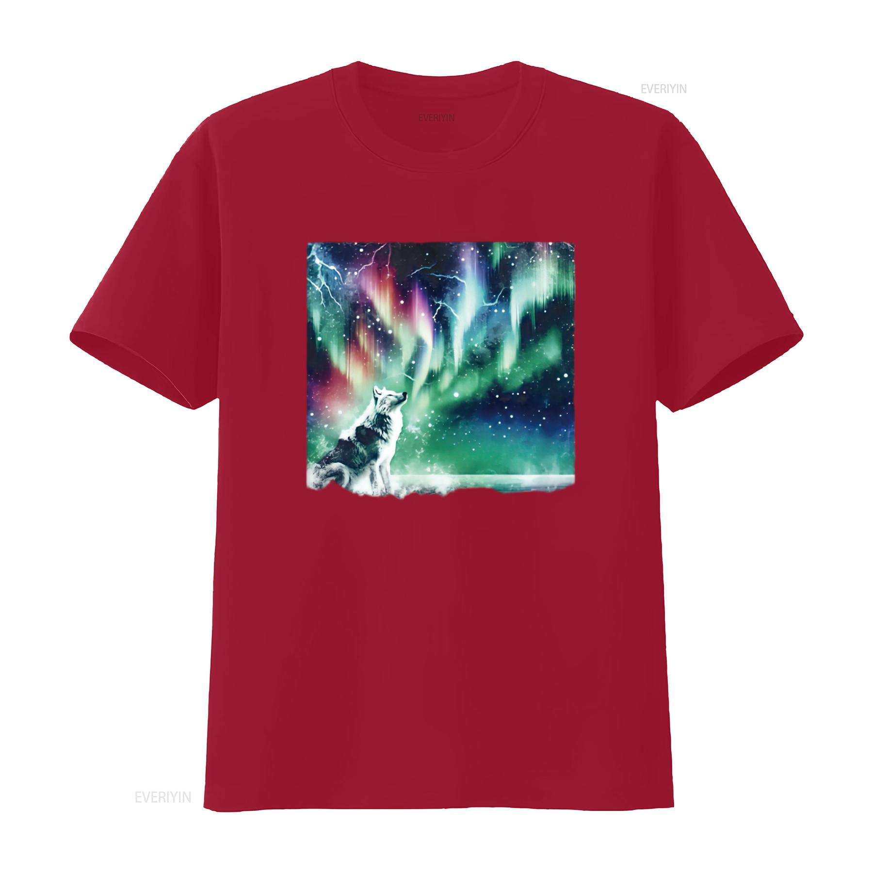 Northern Lights Wolf T Shirt vintage Washed Unisex Slightly Casual Versatile Soft Breathable designer clothes homme graphic S
Northern Lights Wolf T Shirt vintage Washed Unisex Slightly Casual Versatile Soft Breathable designer clothes homme graphic S