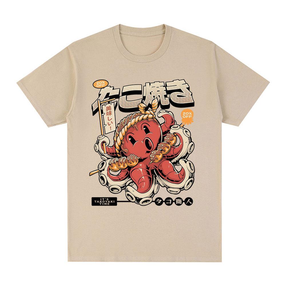 Takoyaki Wall and Art Funny T-shirt Retro Japanese Style Octopus T Shirt Men Women Short Sleeve Cotton Casual Tshirts Streetwear 5XL різнокольоровий
Takoyaki Wall and Art Funny T-shirt Retro Japanese Style Octopus T Shirt Men Women Short Sleeve Cotton Casual Tshirts Streetwear 5XL різнокольоровий