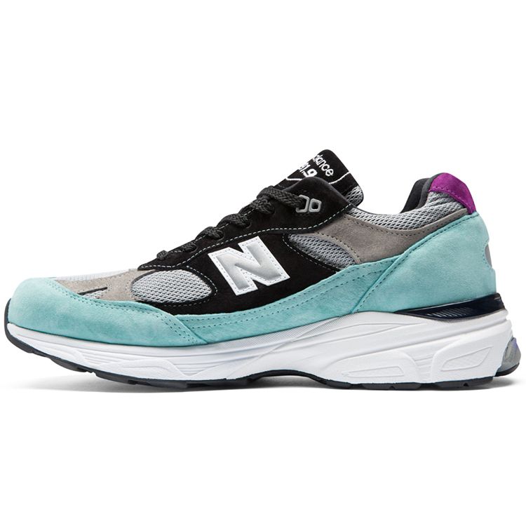 New Balance 991.9 Made in England Легкие мужские кроссовки Tidepool Бирюзово-Серый Черный M9919EC
New Balance 991.9 Made in England Легкие мужские кроссовки Tidepool Бирюзово-Серый Черный M9919EC