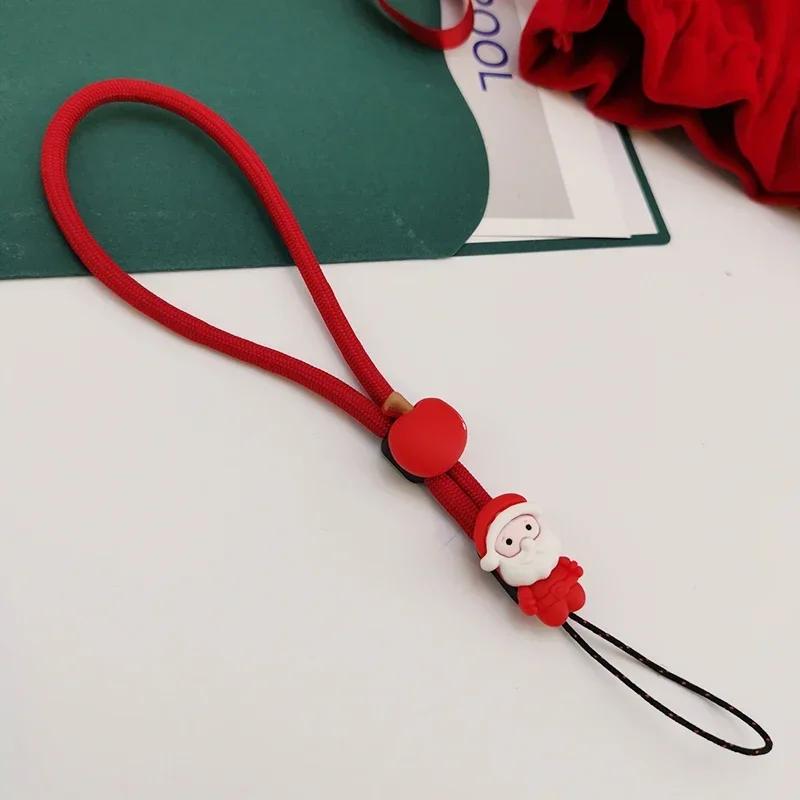 Mobile Lanyard Cartoon Christmas Cute Doll Double Ornaments Simple Wrist Pendant Simple Hanging Shell Universal Cute Phone Charm
Mobile Lanyard Cartoon Christmas Cute Doll Double Ornaments Simple Wrist Pendant Simple Hanging Shell Universal Cute Phone Charm