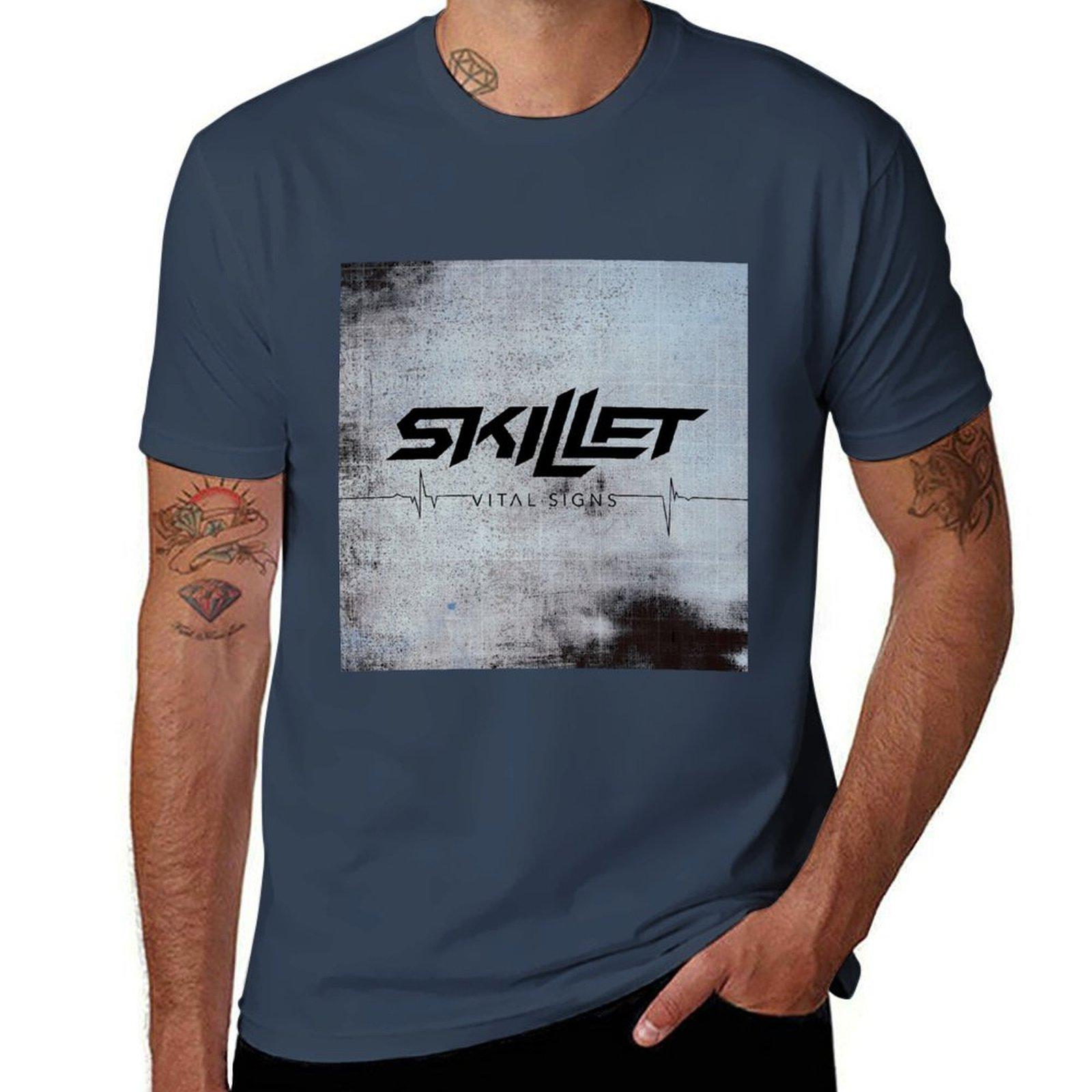 Skillet vital signs Tshirt summer tops Short sleeve tee oversized t shirt men S
Skillet vital signs Tshirt summer tops Short sleeve tee oversized t shirt men S