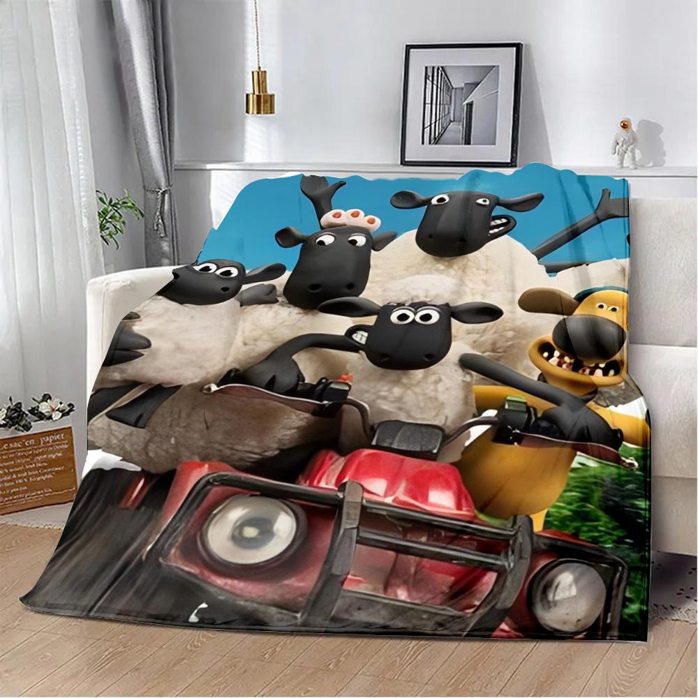 Cartoon the Sheeps Printed Blanket Picnic Blankets Warm Blanket Soft and S-shauns Comfortable Blanket Home Travel Birthday Gift 40x50in
Cartoon the Sheeps Printed Blanket Picnic Blankets Warm Blanket Soft and S-shauns Comfortable Blanket Home Travel Birthday Gift 40x50in