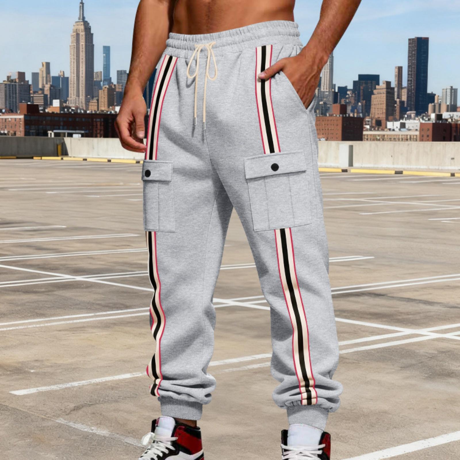 Men s Casual Heavy-duty American Pants, Men s Striped Color-blocking Retro Strapless Cargo Pants XL
Men s Casual Heavy-duty American Pants, Men s Striped Color-blocking Retro Strapless Cargo Pants XL