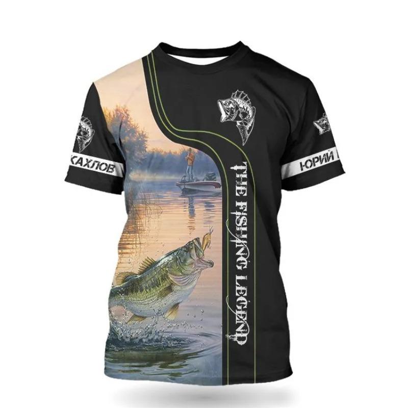 Summer Men s Fishing T-Shirts Short Sleeve Leisure 3d Fish Print Street T-Shirts Fashion Man Tees Loose Casual O-Neck Shirt 6XL
Summer Men s Fishing T-Shirts Short Sleeve Leisure 3d Fish Print Street T-Shirts Fashion Man Tees Loose Casual O-Neck Shirt 6XL