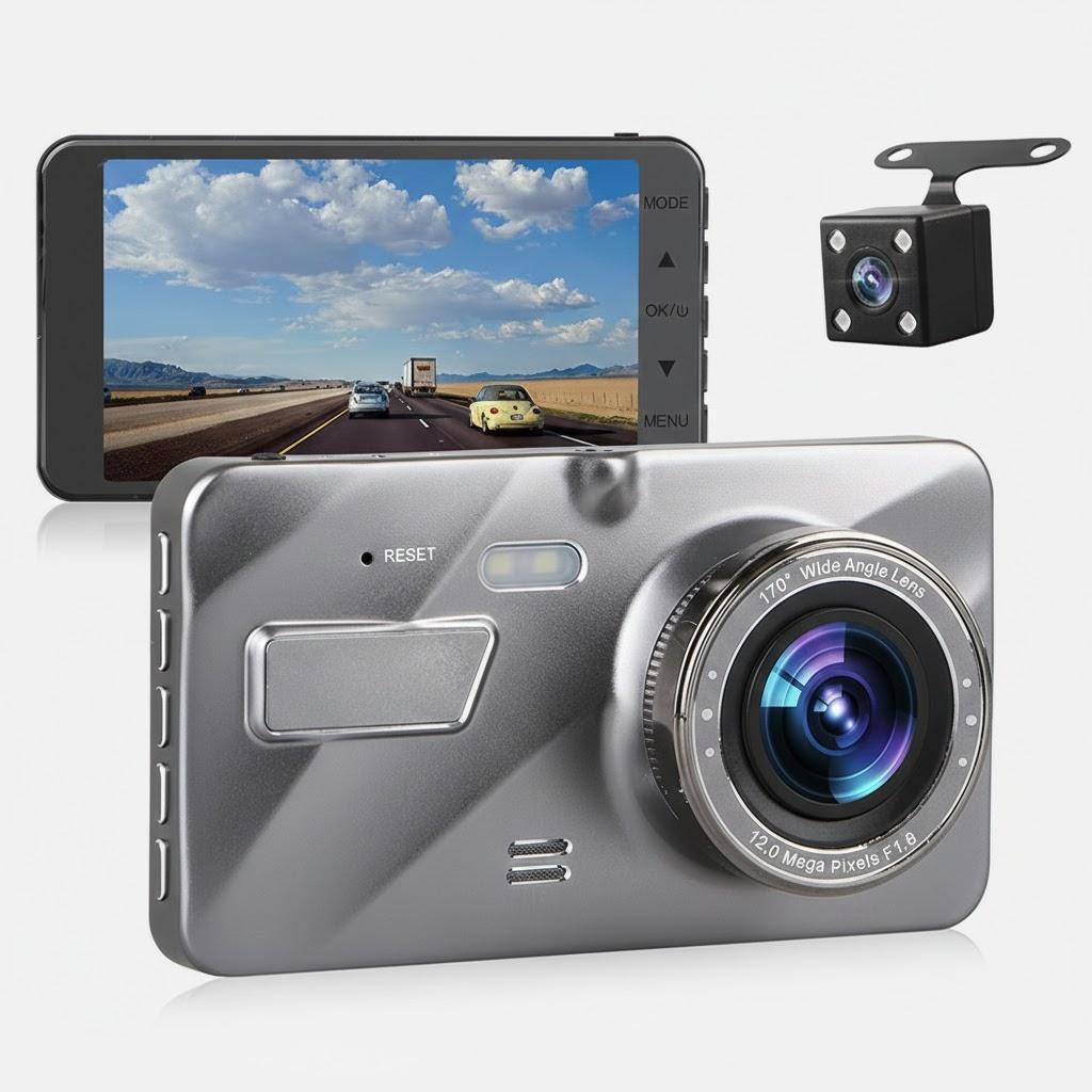 1080P Dual Dash Cam Front Rear 4 Inch LCD Night Vision 170 Wide Angle G Sensor Loop Recording Parking Monitor Car DVR сірий колір
1080P Dual Dash Cam Front Rear 4 Inch LCD Night Vision 170 Wide Angle G Sensor Loop Recording Parking Monitor Car DVR сірий колір