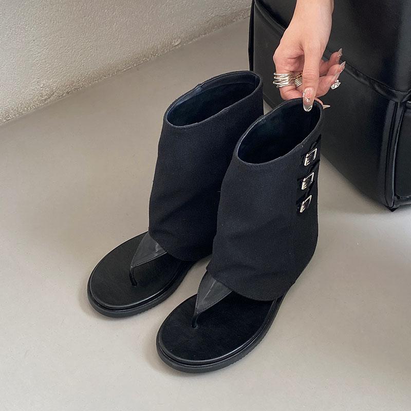 Fashion Fashion Open Toe Sandals Ladies Short Boots Shoes With Height Increasing Footwear New 2025 Women Ankle Booties Female Flip flops 35 чёрный
Fashion Fashion Open Toe Sandals Ladies Short Boots Shoes With Height Increasing Footwear New 2025 Women Ankle Booties Female Flip flops 35 чёрный