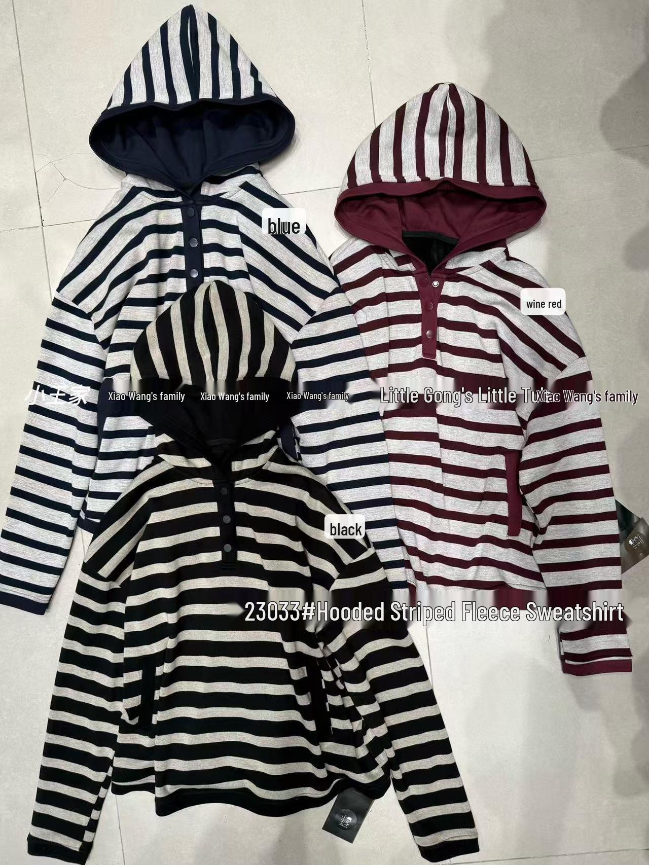 Xiao Wang s 23033 Winter Korean Plus-Size Casual Fleece-Lined Hooded Striped Sweatshirt One Size чёрный
Xiao Wang s 23033 Winter Korean Plus-Size Casual Fleece-Lined Hooded Striped Sweatshirt One Size чёрный