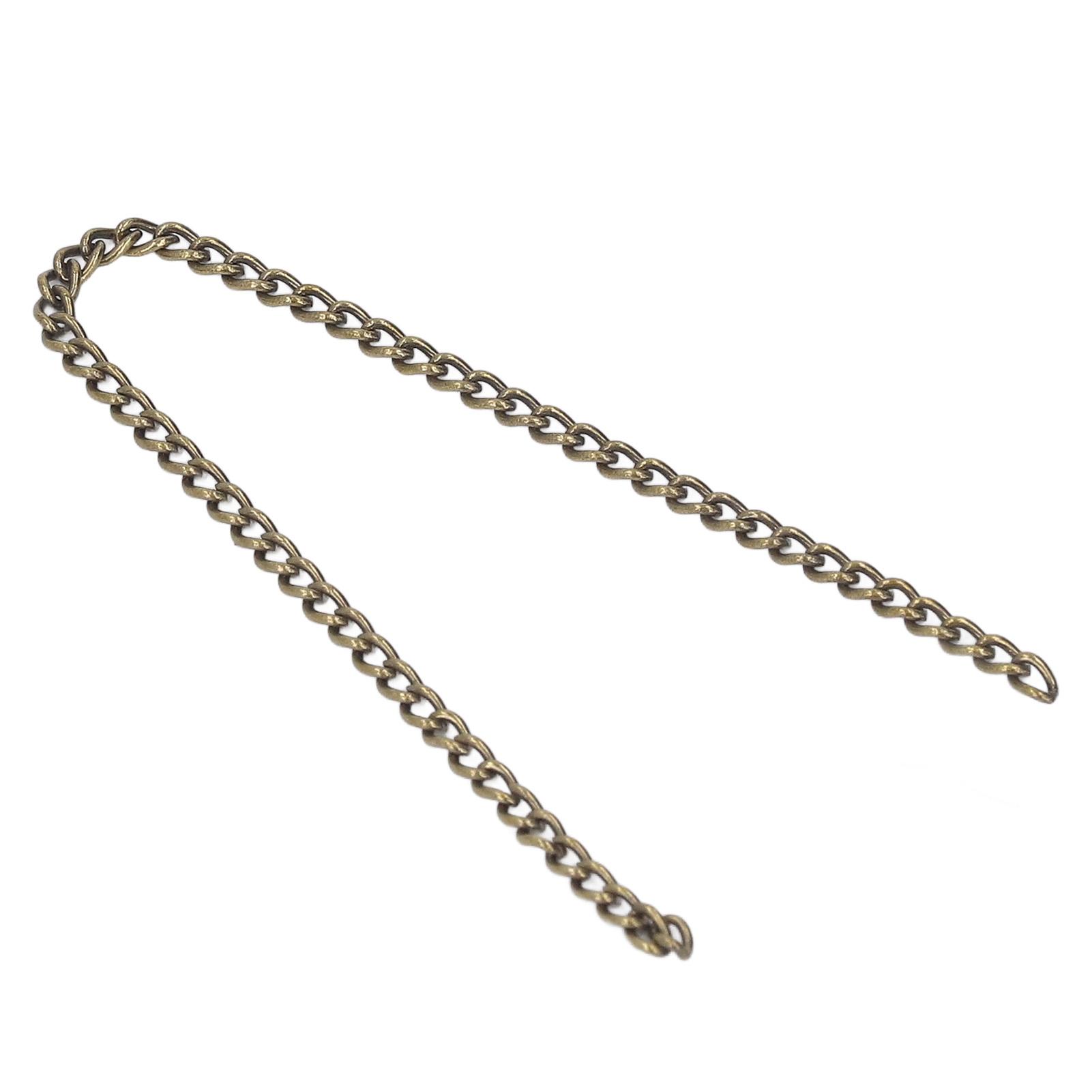 Curb Chain 10 Meters Making Copper Decorative Jewelry Curb Chain for Necklaces Bracelets Anklets
Curb Chain 10 Meters Making Copper Decorative Jewelry Curb Chain for Necklaces Bracelets Anklets