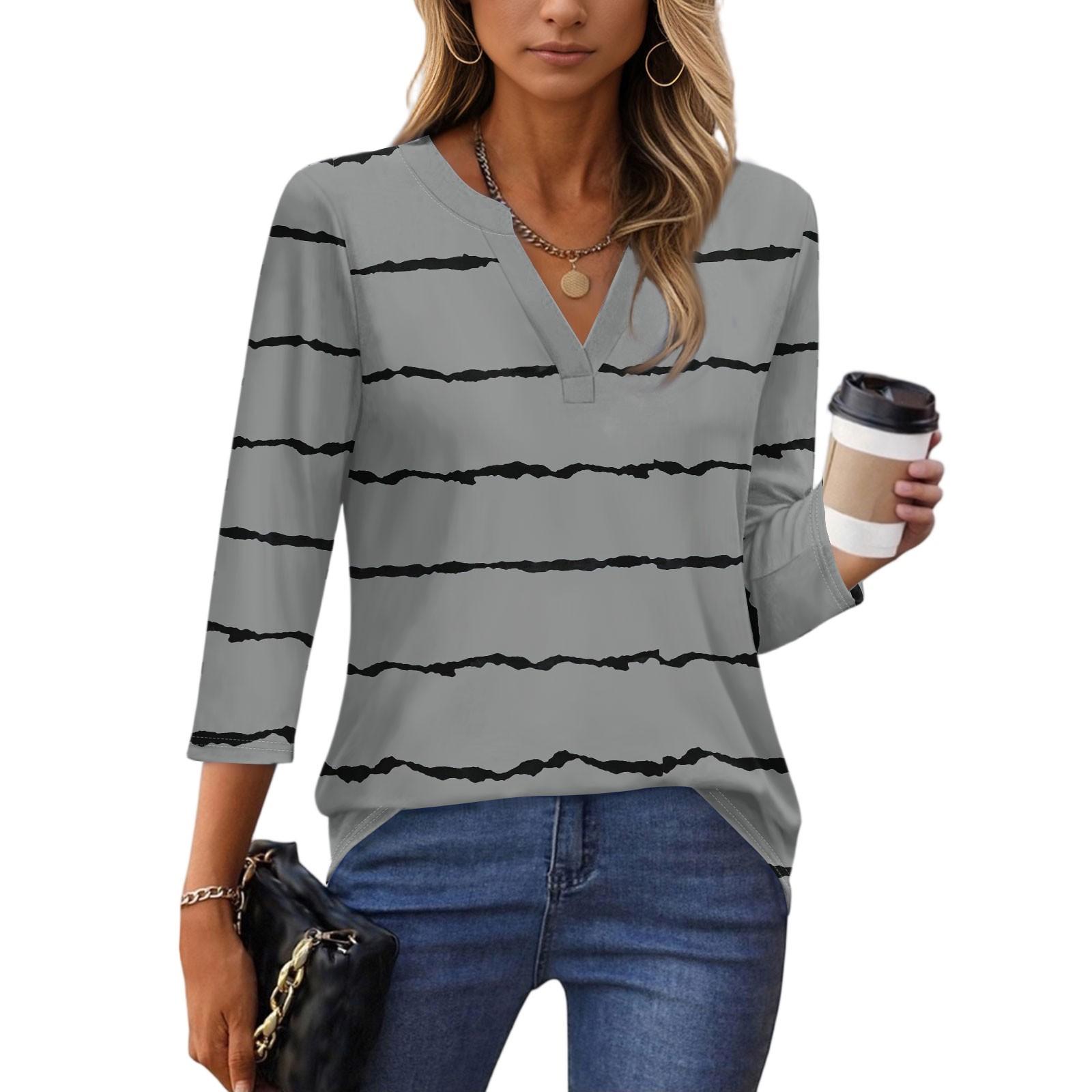 3/4 Sleeve Shirts For Women Tees Blouses Casual Plus Size Basic Tops Pullover Ladies Tunic Blouses S
3/4 Sleeve Shirts For Women Tees Blouses Casual Plus Size Basic Tops Pullover Ladies Tunic Blouses S