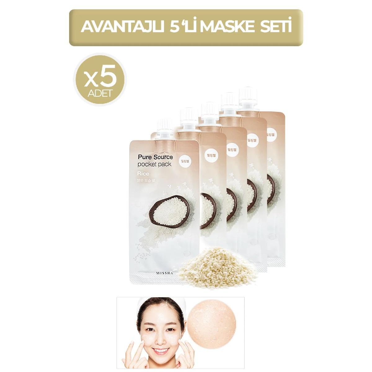 Exfoliating and Brightening Rice Peeling Set 5x10ml pure Source Pocket Pack 5x10ml сніг
Exfoliating and Brightening Rice Peeling Set 5x10ml pure Source Pocket Pack 5x10ml сніг