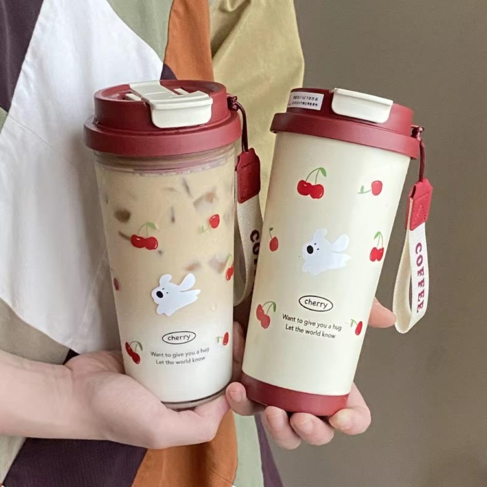 Portable 550ml Water Cup Leak-proof Double Drinking Plastic Cups Large Capacity Carrying Rope Coffee Cup Student
Portable 550ml Water Cup Leak-proof Double Drinking Plastic Cups Large Capacity Carrying Rope Coffee Cup Student