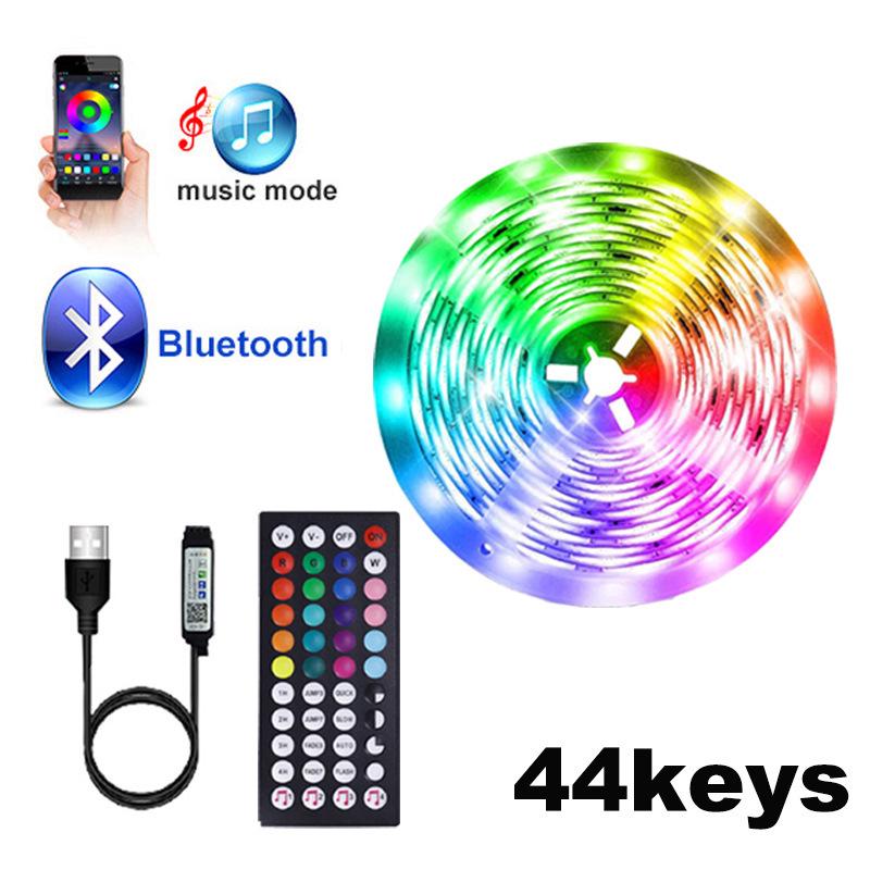 Bluetooth світлодіодні стрічки з синхронізацією з музикою та 44-кнопковим пультом - 5V 5050/2835 RGB атмосферне освітлення 20m
Bluetooth світлодіодні стрічки з синхронізацією з музикою та 44-кнопковим пультом - 5V 5050/2835 RGB атмосферне освітлення 20m