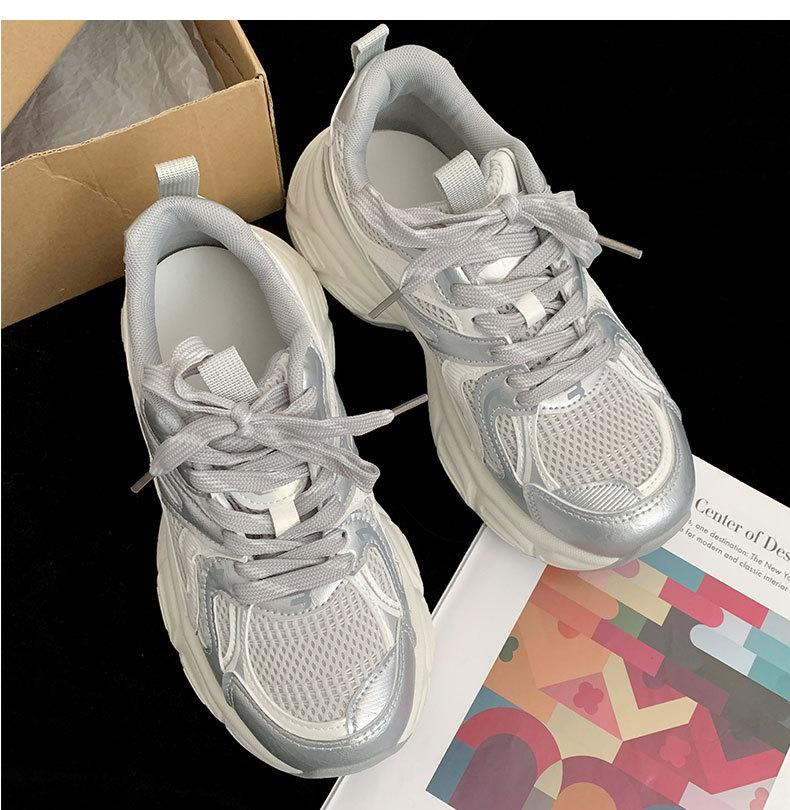 Trend fashion show feet small platform dad shoes women s 2025 new spring and autumn lightweight height increase casual sports shoes 35 серый
Trend fashion show feet small platform dad shoes women s 2025 new spring and autumn lightweight height increase casual sports shoes 35 серый