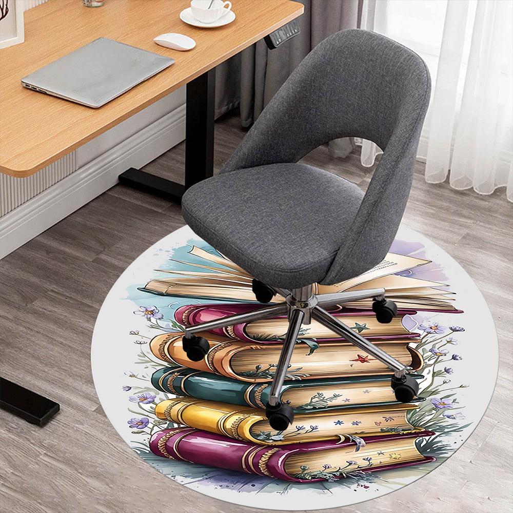 1pc books flowers Round Chair mat Area Rug - Non-Slip, Floor Mat for Office, Bedroom, and Indoor Decor c1125622 80cm by 80cm
1pc books flowers Round Chair mat Area Rug - Non-Slip, Floor Mat for Office, Bedroom, and Indoor Decor c1125622 80cm by 80cm
