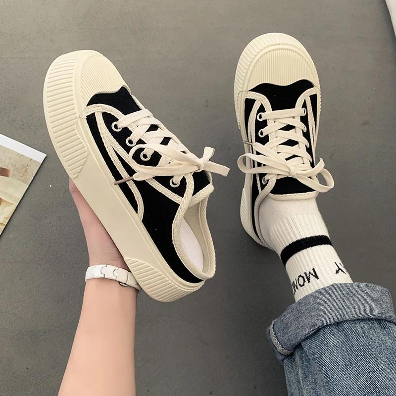 Chinelo feminino meio suporte moda fora usando primavera e verão novos sapatos de lona lazer sola grossa bun cabeça 35 чёрный
Chinelo feminino meio suporte moda fora usando primavera e verão novos sapatos de lona lazer sola grossa bun cabeça 35 чёрный