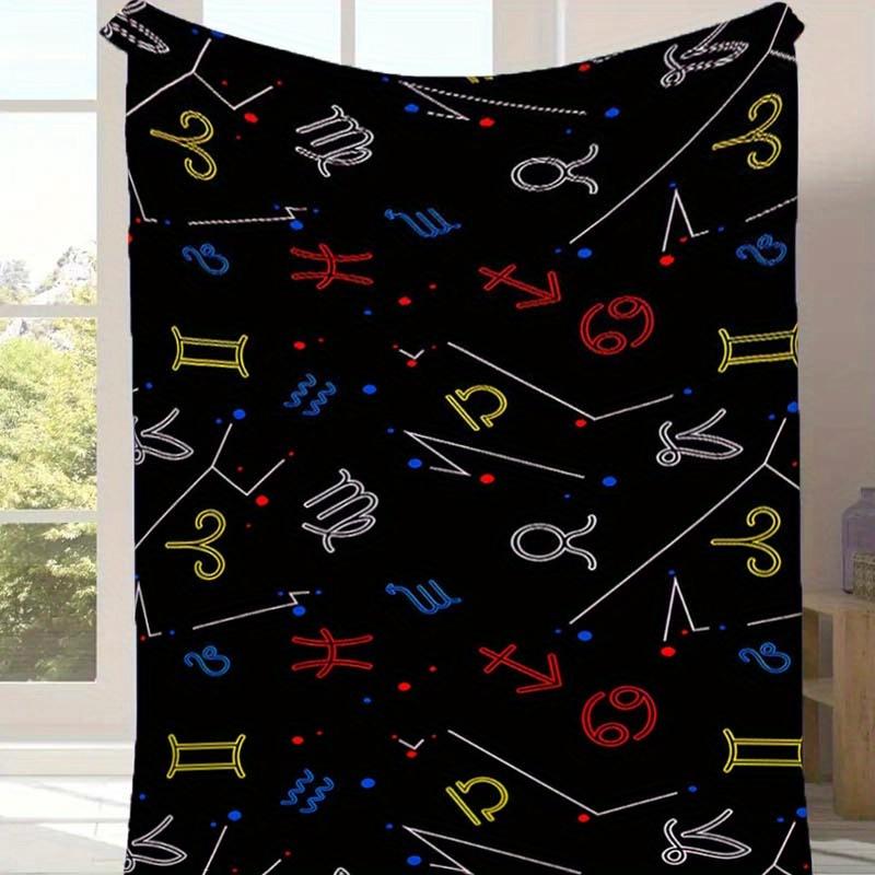 1pc Astrology Print Blanket, Soft Warm Throw Blanket Nap Blanket for Couch Sofa Office Bed Camping Travel, Multi-purpose Gift Blanket 130cmx150cm
1pc Astrology Print Blanket, Soft Warm Throw Blanket Nap Blanket for Couch Sofa Office Bed Camping Travel, Multi-purpose Gift Blanket 130cmx150cm