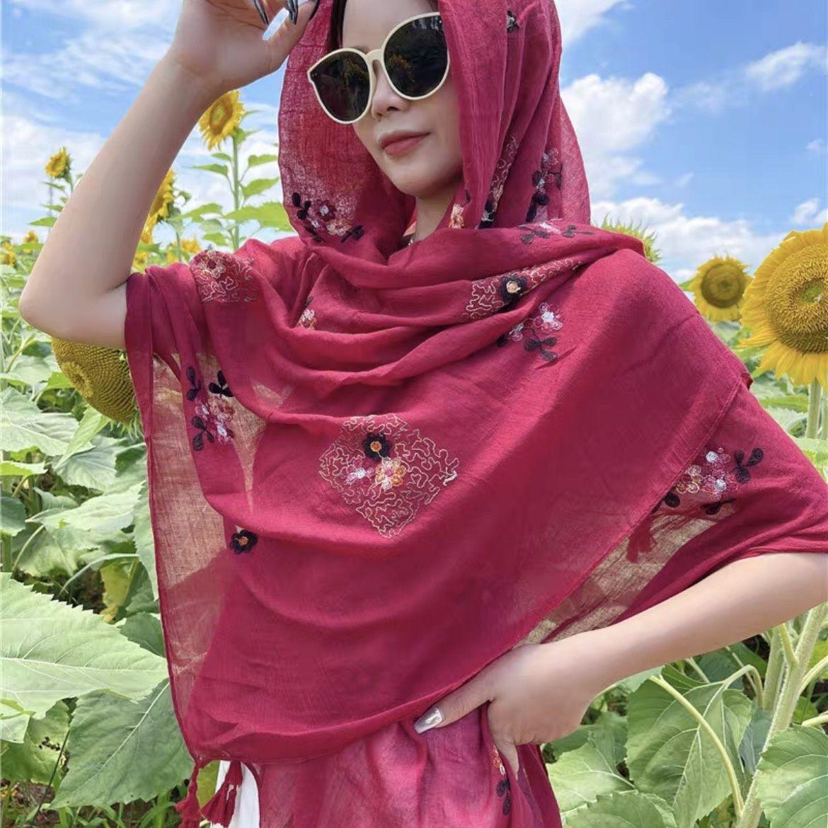 Шарф женский летний пустынный туристический солнцезащитный платок этнический шарф модный шарф из хлопка и конопли головной платок
Шарф женский летний пустынный туристический солнцезащитный платок этнический шарф модный шарф из хлопка и конопли головной платок