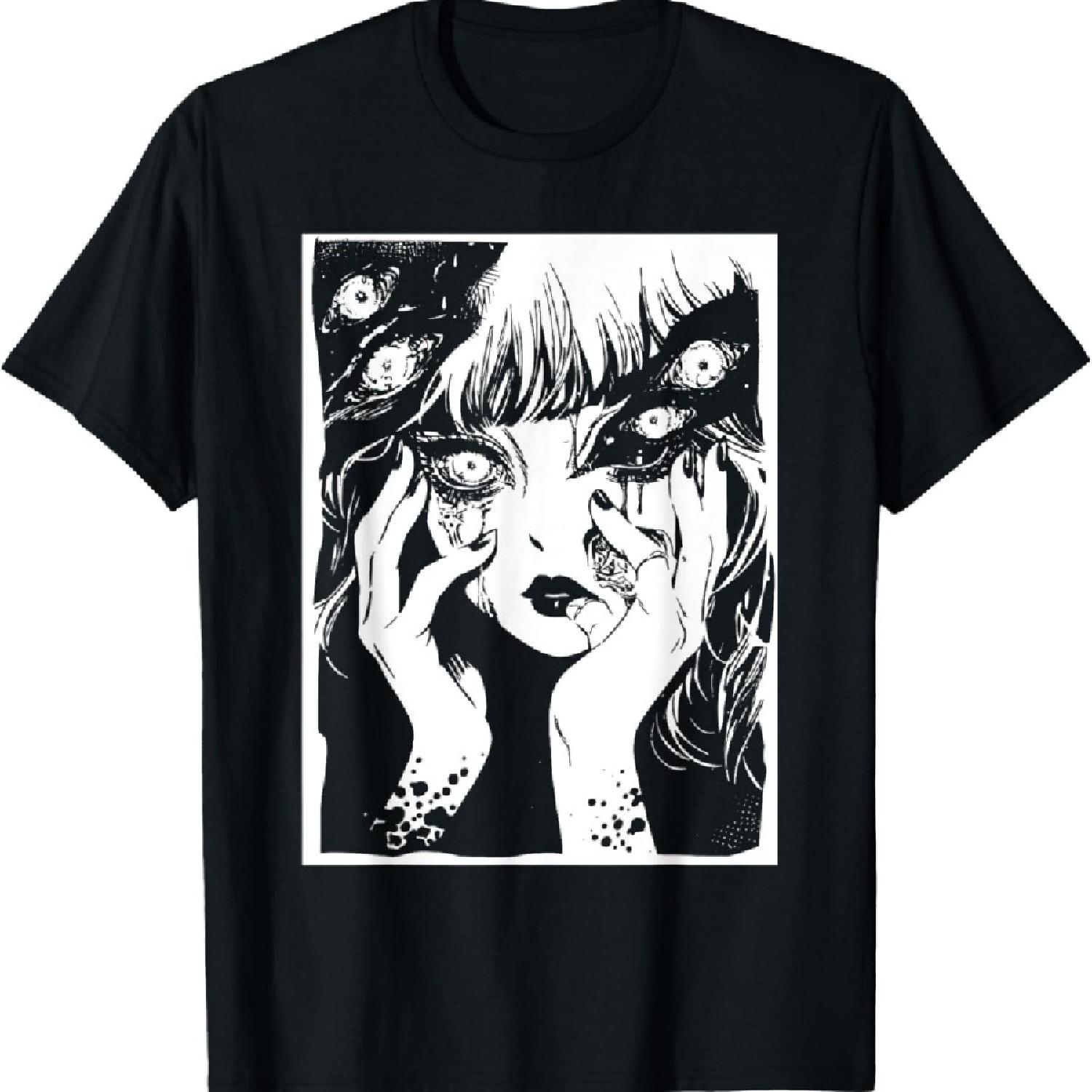 Edgy Creepy Horror Anime Manga Weird Japan Japanese Harajuku T-Shirt XXXXXL чорний
Edgy Creepy Horror Anime Manga Weird Japan Japanese Harajuku T-Shirt XXXXXL чорний