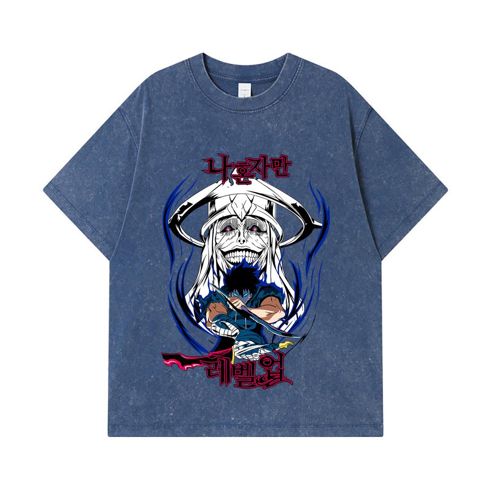 275 GSM Washed T-shirts 100% Cotton Solo Leveling V9 Print Unisex Heavy Cotton T Shirt 2XL королівський синій колір
275 GSM Washed T-shirts 100% Cotton Solo Leveling V9 Print Unisex Heavy Cotton T Shirt 2XL королівський синій колір