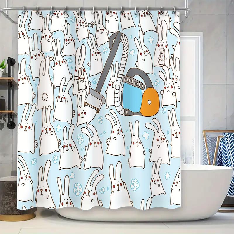 Cute Bunny Rabbit Shower Curtain Set Waterproof Farmhouse Bathroom Decor Washable Liner W60H190(CM)-1 Pcs
Cute Bunny Rabbit Shower Curtain Set Waterproof Farmhouse Bathroom Decor Washable Liner W60H190(CM)-1 Pcs