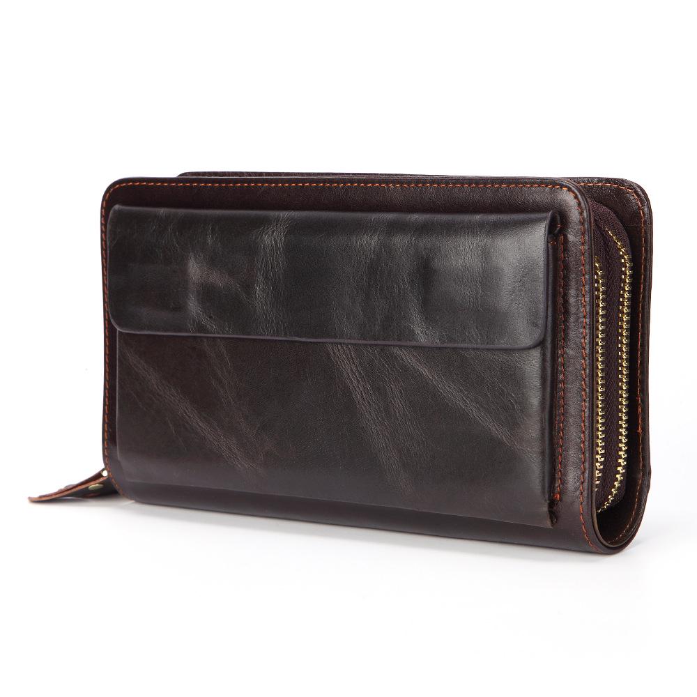 Retro Leather Large Men Clutch Wallets Men Purse 100% Genuine Leather Long Leather Male Wallet billetera hombre purses bolso sac темно-коричневого
Retro Leather Large Men Clutch Wallets Men Purse 100% Genuine Leather Long Leather Male Wallet billetera hombre purses bolso sac темно-коричневого