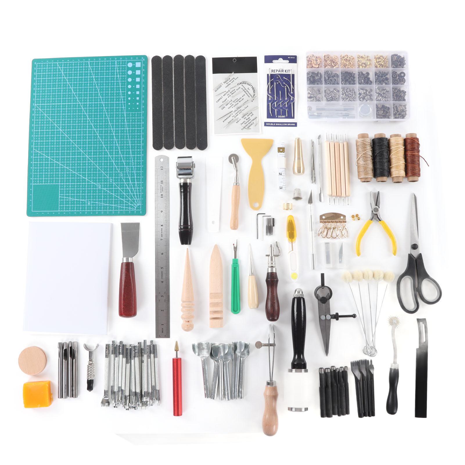 Leather Working Tools Stainless Steel Wood Leather Repair 4Pcs Waxed Thread Leather Working Kit for
Leather Working Tools Stainless Steel Wood Leather Repair 4Pcs Waxed Thread Leather Working Kit for