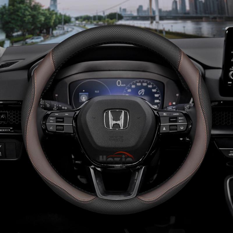 Leather Car Steering Wheel Cover for Honda HRV CRV Civic Pilot City ZRV Freed Passport Interior Accessories 2025 2026 чорний коричневого кольору
Leather Car Steering Wheel Cover for Honda HRV CRV Civic Pilot City ZRV Freed Passport Interior Accessories 2025 2026 чорний коричневого кольору