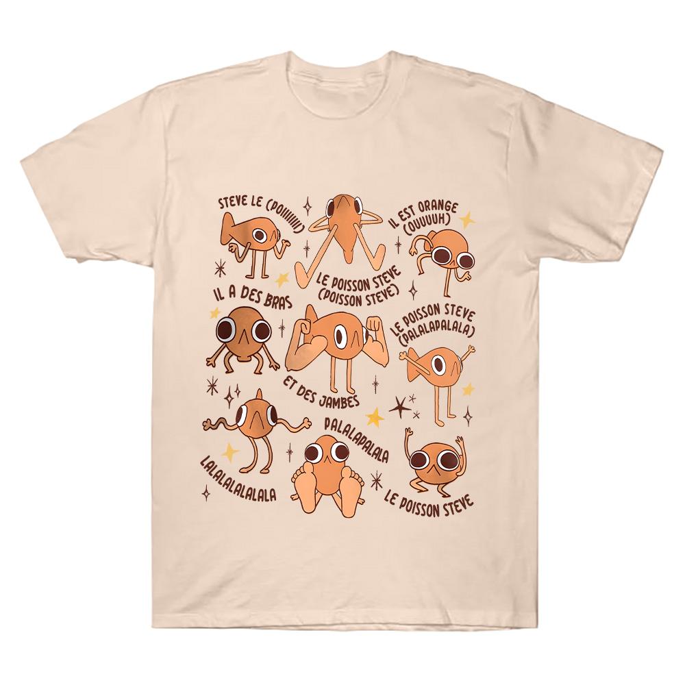 Le Poisson Steve Funny Fish Memes T-shirts Casual Cotton T-Shirt Summer Crewneck Breathable Tees Trends Women Men Casual Tshirts XS чёрный
Le Poisson Steve Funny Fish Memes T-shirts Casual Cotton T-Shirt Summer Crewneck Breathable Tees Trends Women Men Casual Tshirts XS чёрный