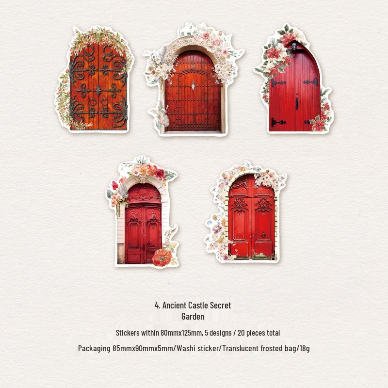 Yan Ji Washi Sticker Pack - Man Hua Zhuang Yuan Series - 4 Styles for Journaling & DIY Decoration
Yan Ji Washi Sticker Pack - Man Hua Zhuang Yuan Series - 4 Styles for Journaling & DIY Decoration