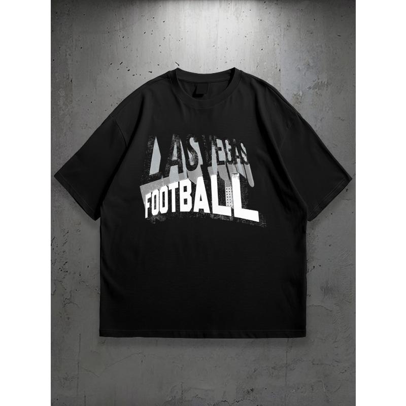 European sizes Men S Las Vegas Football Pattern T-Shirt | Black and White Printed, Suitable for Football Fans, Gym Wear XL чорний
European sizes Men S Las Vegas Football Pattern T-Shirt | Black and White Printed, Suitable for Football Fans, Gym Wear XL чорний
