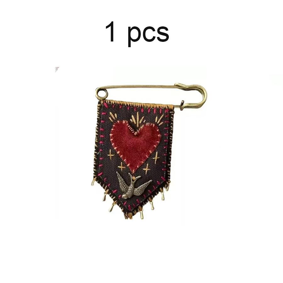 Hope s Protection Pocket • Hand Embroidered Protection Pin • Holds Love Notes/Talisman Brooch
Hope s Protection Pocket • Hand Embroidered Protection Pin • Holds Love Notes/Talisman Brooch