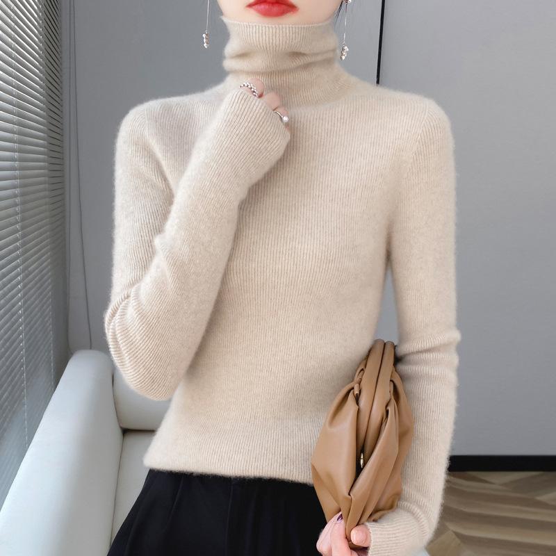 IHUASU Женская шерстяная трикотажная рубашка с высоким воротом, осенне-зимняя, облегающая, универсальная, из кашемира, внутренняя часть топа XXL бежевый
IHUASU Женская шерстяная трикотажная рубашка с высоким воротом, осенне-зимняя, облегающая, универсальная, из кашемира, внутренняя часть топа XXL бежевый