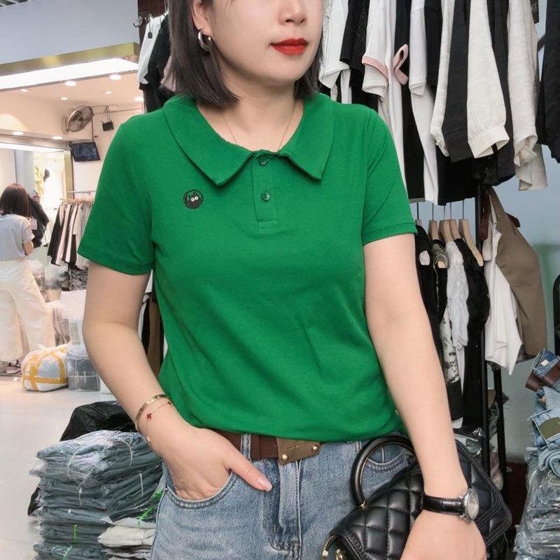 2024 Fashion Slimming Polo T-Shirt for Middle-Aged & Elderly Moms: Turn-Down Collar, Tummy-Hiding, Short Sleeve, Solid Color, Small Logo 5XL (140-155 jin)
2024 Fashion Slimming Polo T-Shirt for Middle-Aged & Elderly Moms: Turn-Down Collar, Tummy-Hiding, Short Sleeve, Solid Color, Small Logo 5XL (140-155 jin)