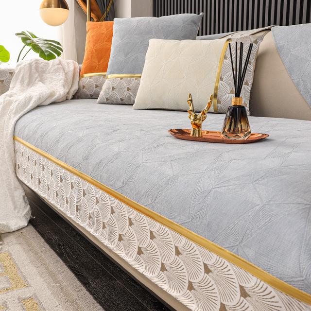 Роскошный чехол для дивана из синели, чехол для кресла, пэчворк, золотой ремешок, защита для мебели, нескользящий на всесезонный период Cushion cover30x50cm светло-серый
Роскошный чехол для дивана из синели, чехол для кресла, пэчворк, золотой ремешок, защита для мебели, нескользящий на всесезонный период Cushion cover30x50cm светло-серый