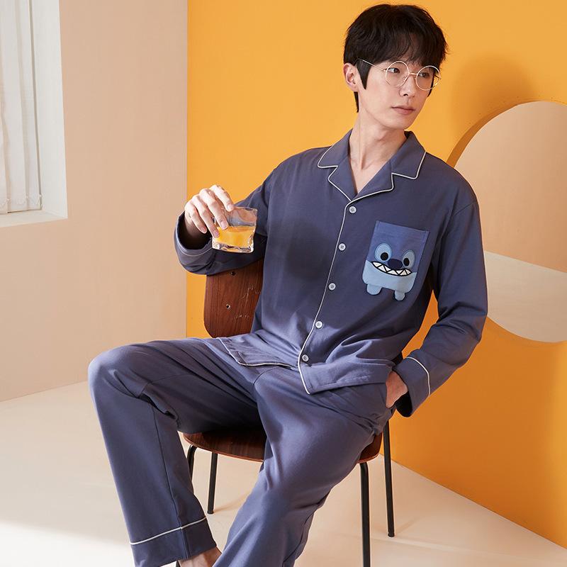 Мужской пижамный костюм весна-осень с длинными рукавами, комплект мужской домашней одежды в этническом стиле XL
Мужской пижамный костюм весна-осень с длинными рукавами, комплект мужской домашней одежды в этническом стиле XL