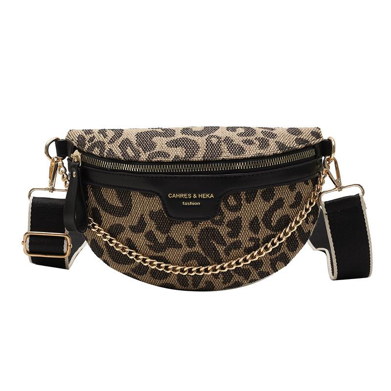 Leopard print women s breast bag, new shoulder bag, plaid messenger waist bag, textured women s bag.
Leopard print women s breast bag, new shoulder bag, plaid messenger waist bag, textured women s bag.