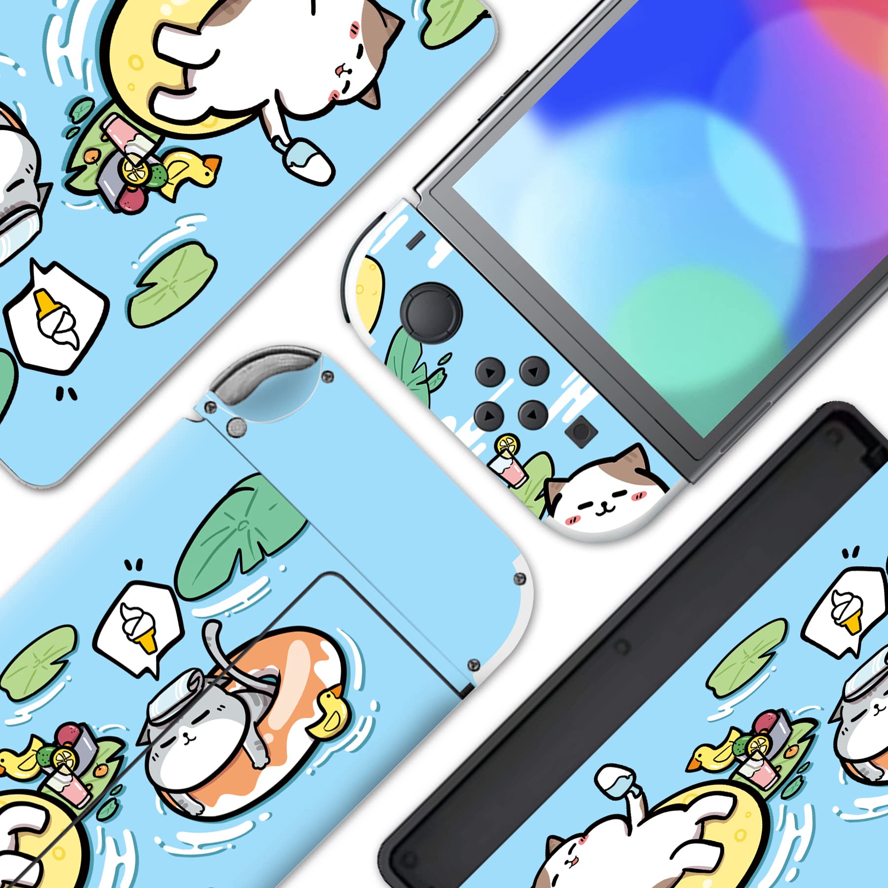 Full set of protective stickers for PlayVital Switch Organic OLED custom vinyl sticker skins for Switch OLED console Dock Grip models, & Joy-Con & &
Full set of protective stickers for PlayVital Switch Organic OLED custom vinyl sticker skins for Switch OLED console Dock Grip models, & Joy-Con & &