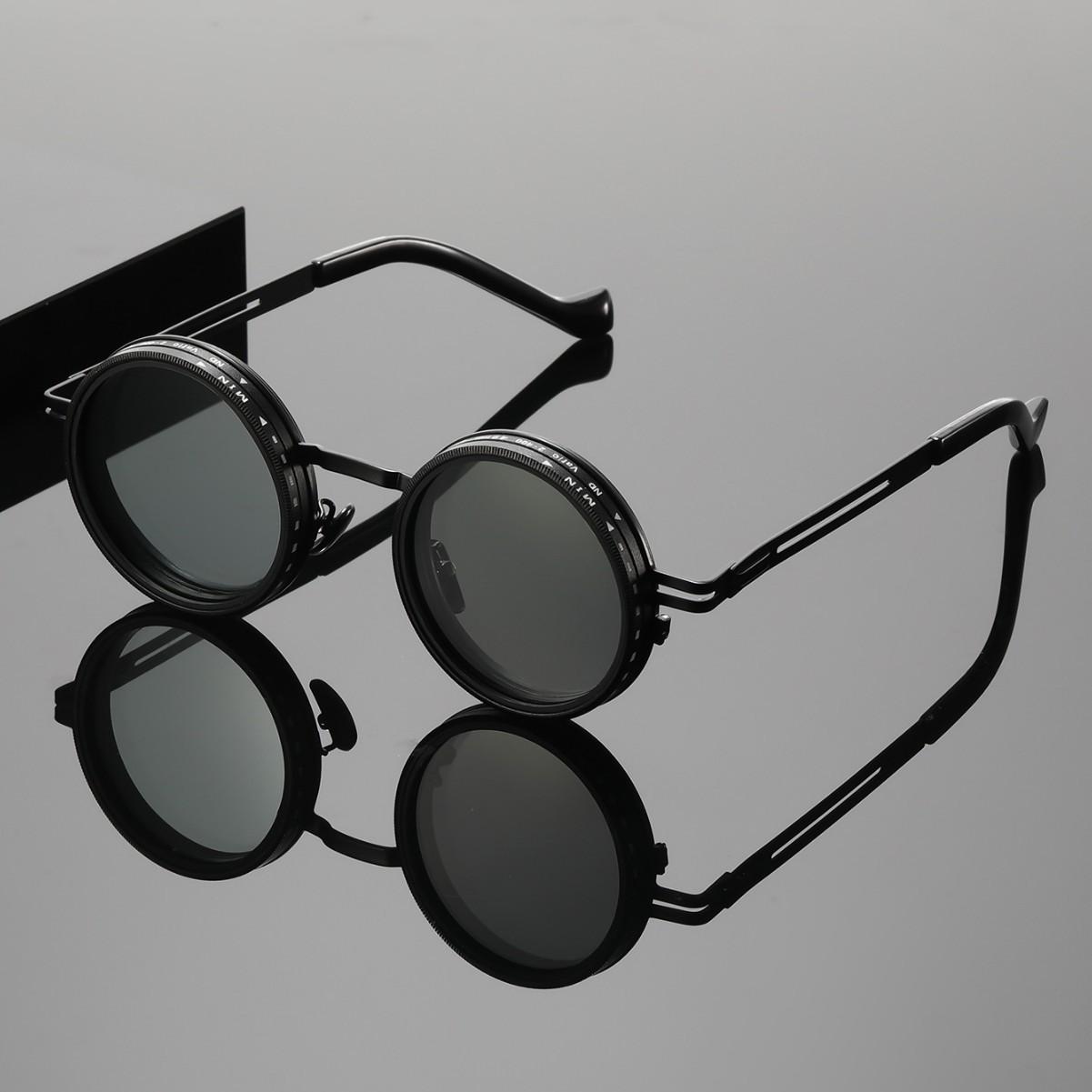 2026 Fashion New unisex handmade ND9 level Sunglasses Stepless Rotating Filter Retro Polarized Sunglass Cycling Sports Glassees чорний
2026 Fashion New unisex handmade ND9 level Sunglasses Stepless Rotating Filter Retro Polarized Sunglass Cycling Sports Glassees чорний