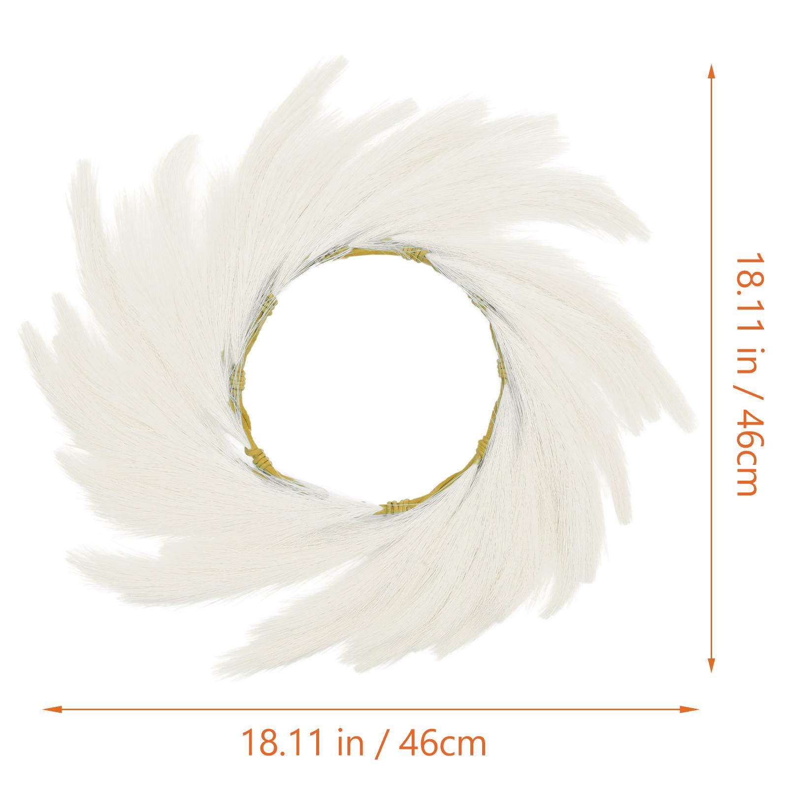 Faux Phragmites Wreath Artificial Reed Garland Wall Hanging Decor for Living Room Bedroom Home Ornament Fall Festival Decoration
Faux Phragmites Wreath Artificial Reed Garland Wall Hanging Decor for Living Room Bedroom Home Ornament Fall Festival Decoration