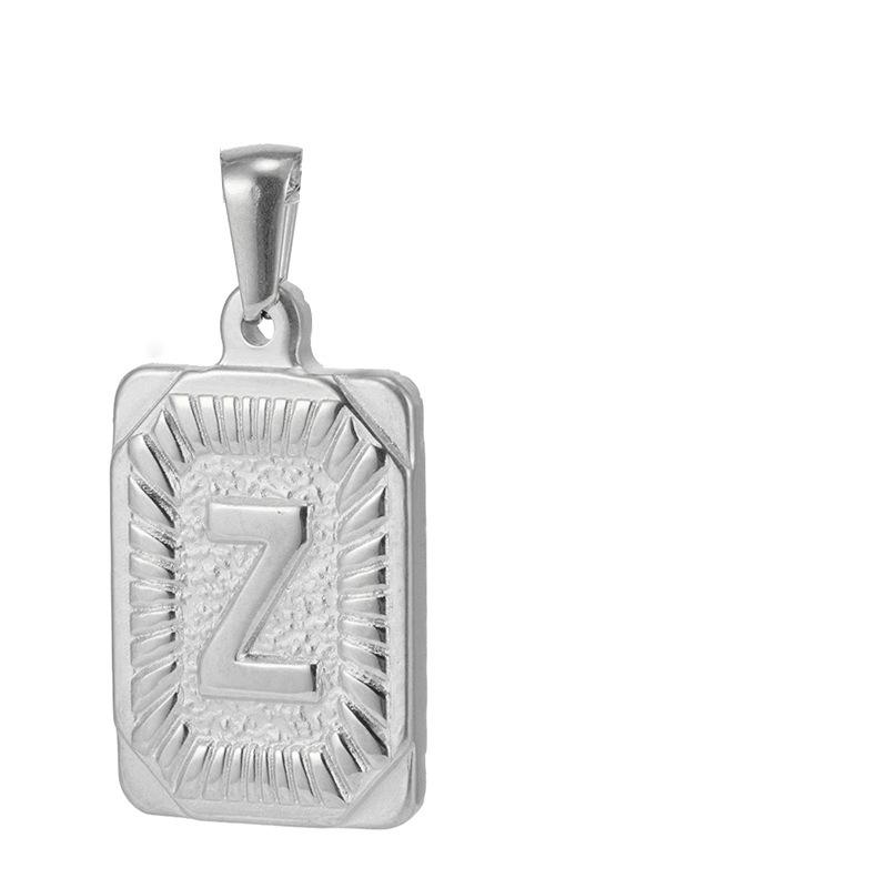 18K titanium steel letter pendant Dafang brand temperament design trendy cool versatile style 18K
18K titanium steel letter pendant Dafang brand temperament design trendy cool versatile style 18K