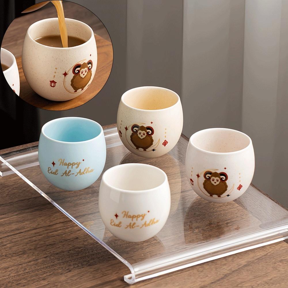 120ML Ceramic Coffee Cup Tea Cup Creative sheep Happy Eid al-Adha Tasting cup high quality Home Office Kitchen Water Cup Gifts розовый
120ML Ceramic Coffee Cup Tea Cup Creative sheep Happy Eid al-Adha Tasting cup high quality Home Office Kitchen Water Cup Gifts розовый