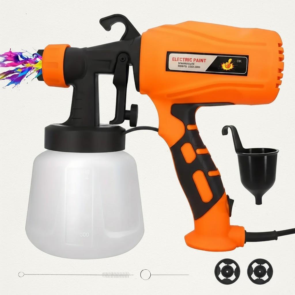 550W High Power Spray Gun 950ml Detachable Canister 3 Spray Patterns Easy Clean for Home Outdoor Painting US Plug помаранчевий
550W High Power Spray Gun 950ml Detachable Canister 3 Spray Patterns Easy Clean for Home Outdoor Painting US Plug помаранчевий