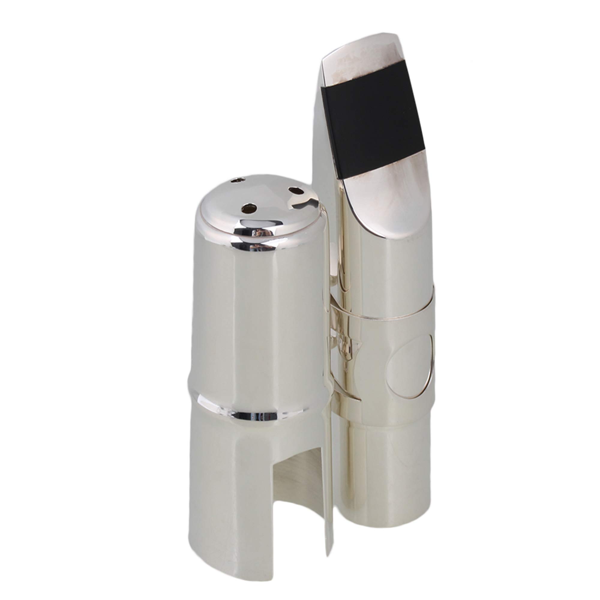 Yibuy Silver #7 Alto Saxophone Mouthpiece with Cap Ligature for E-Flat Alto Saxophone
Yibuy Silver #7 Alto Saxophone Mouthpiece with Cap Ligature for E-Flat Alto Saxophone