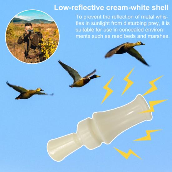 Outdoor Hunting Crow Call Whistle Portable Lightweight White Realistic Sound Turkey Locator Duck Bird Animal Caller Attracting Whistle
Outdoor Hunting Crow Call Whistle Portable Lightweight White Realistic Sound Turkey Locator Duck Bird Animal Caller Attracting Whistle
