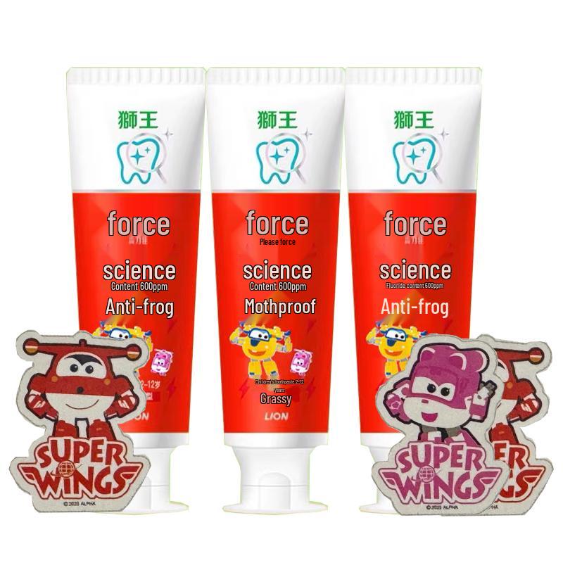 Lion Kids Strawberry Toothpaste 3-Pack (150g Each)
Lion Kids Strawberry Toothpaste 3-Pack (150g Each)