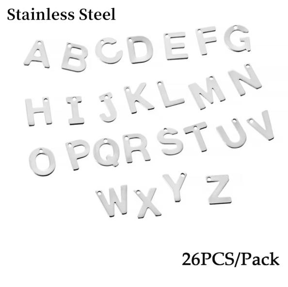 26Pcs/lot Alloy Inlaid Rhinestones A-Z English Letter Inlay Alphabet Pendant For DIY Bracelet Necklace Jewelry Making
26Pcs/lot Alloy Inlaid Rhinestones A-Z English Letter Inlay Alphabet Pendant For DIY Bracelet Necklace Jewelry Making