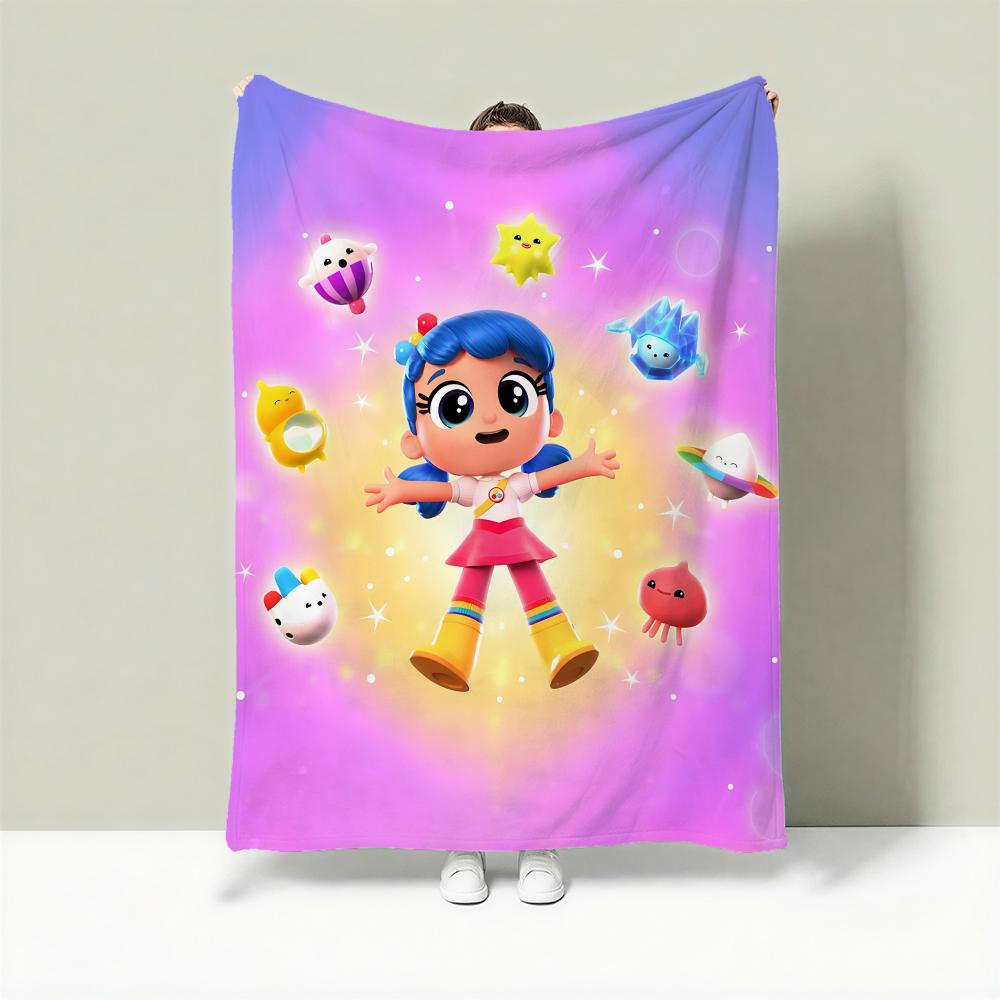 Cartoon T-True and the Rainbow Kingdom Throw Lightweight 240g Flannel Blanket Soft Skin-friendly for Summer Cooling 75cmx90cm
Cartoon T-True and the Rainbow Kingdom Throw Lightweight 240g Flannel Blanket Soft Skin-friendly for Summer Cooling 75cmx90cm