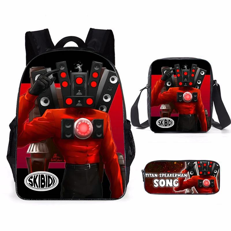 Набор из 3 предметов: школьный рюкзак Skibidi Toilet Titan Drillman, студенческий рюкзак с принтом Titan Speakerman, повседневный рюкзак для мальчиков и детей
Набор из 3 предметов: школьный рюкзак Skibidi Toilet Titan Drillman, студенческий рюкзак с принтом Titan Speakerman, повседневный рюкзак для мальчиков и детей