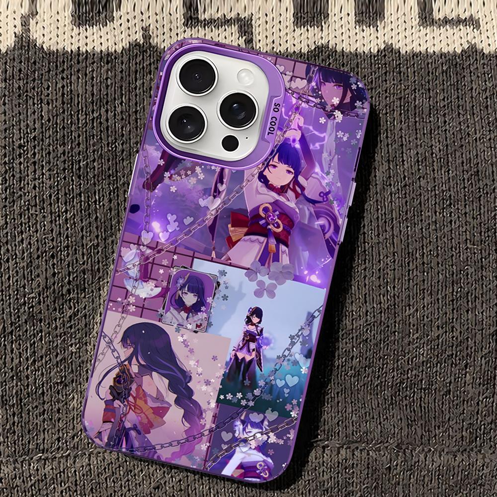 Genshin Impact Raiden Shogun Phone Case For iPhone 16 15 14 13 12 11 Pro Max X XR XSMAX 8 7 Plus Matte Shockproof Back Cover iPhone 15
Genshin Impact Raiden Shogun Phone Case For iPhone 16 15 14 13 12 11 Pro Max X XR XSMAX 8 7 Plus Matte Shockproof Back Cover iPhone 15