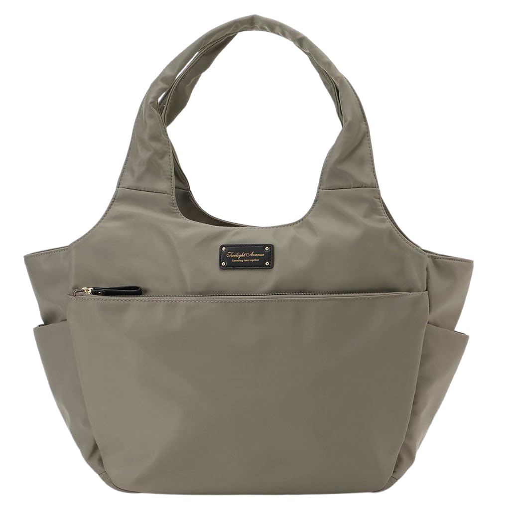 TWILIGHT AVENUE Tote Bag, Multifunctional, Large Capacity, Plenty of Pockets, Simple Design, Gray, 2510-4G65
TWILIGHT AVENUE Tote Bag, Multifunctional, Large Capacity, Plenty of Pockets, Simple Design, Gray, 2510-4G65
